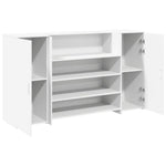 Resepsjonsdisk Hvit 180X50X103,5 Cm Konstruert Tre