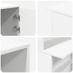 Resepsjonsdisk Hvit 180X50X103,5 Cm Konstruert Tre