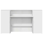 Resepsjonsdisk Hvit 180X50X103,5 Cm Konstruert Tre