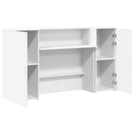 Resepsjonsdisk Hvit 180X50X103,5 Cm Konstruert Tre