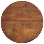 Nestende Kaffebord 2 Pcs Honning Brun Massivt Mangotre Og Stål