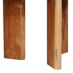 Nestende Kaffebord 2 Pcs Brun Solid Akasietre