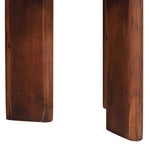 Nestende Kaffebord 2 Pcs Flerfarget Massiv Gjenbrukt Treverk