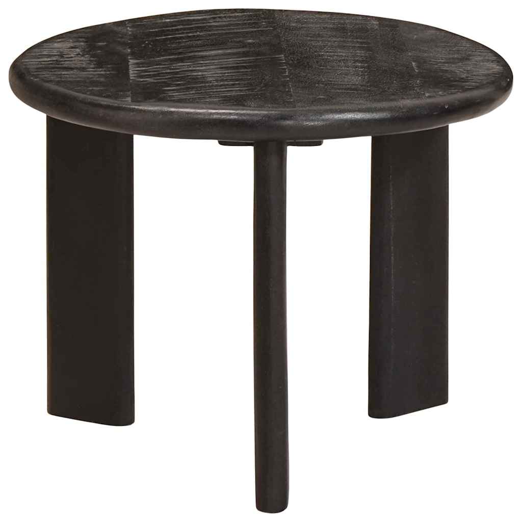 Nestende Kaffebord 2 Pcs Hvit Massiv Mango Tre