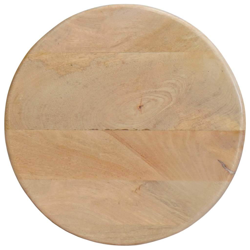 Nestende Kaffebord 3 Pcs Svart Massiv Mango Tre