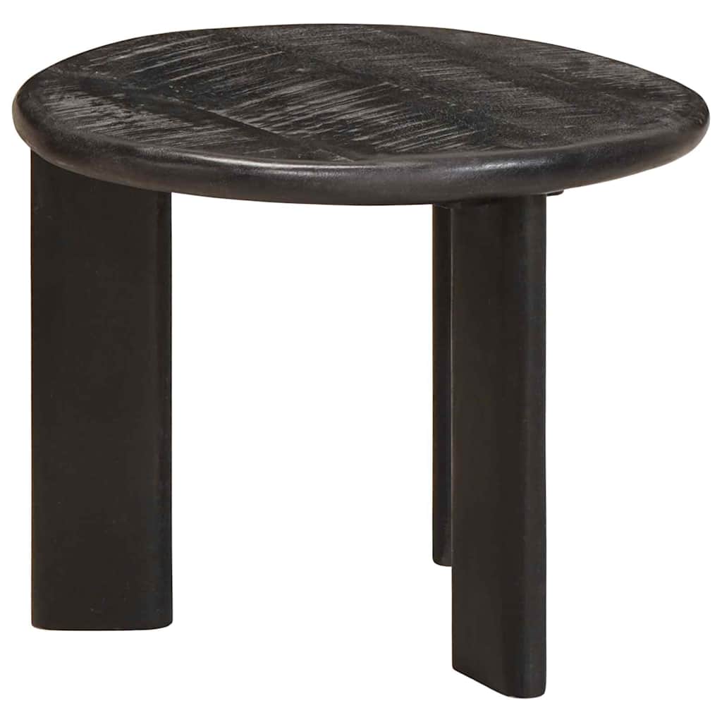 Nestende Kaffebord 3 Pcs Hvit Massiv Mango Tre