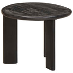 Nestende Kaffebord 3 Pcs Hvit Massiv Mango Tre