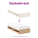 Dagseng Uten Madrass 100X200 Cm Heltre Furu