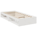 Dagseng Uten Madrass Hvit 90X190 Cm Heltre Furu