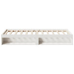 Dagseng Uten Madrass Hvit 90X190 Cm Heltre Furu