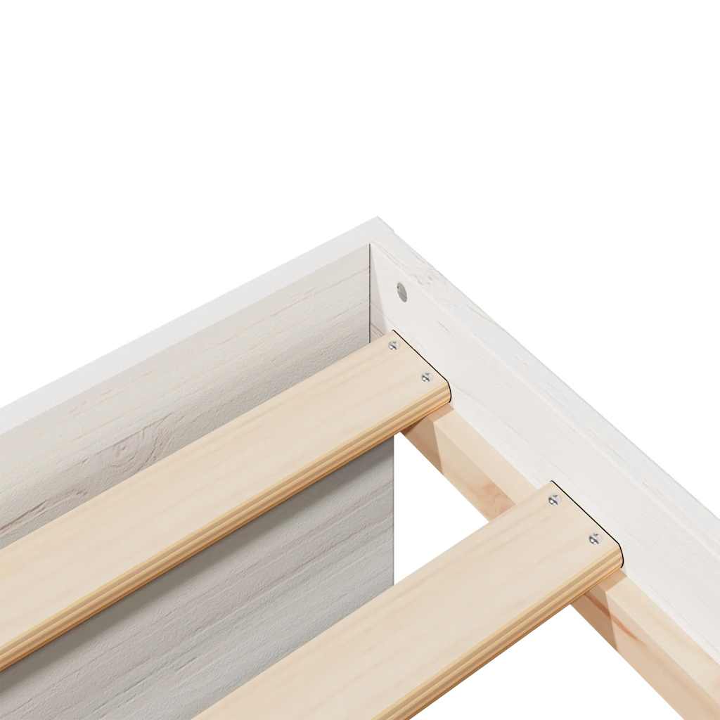 Dagseng Uten Madrass Hvit 90X190 Cm Heltre Furu