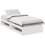 Dagseng Uten Madrass Hvit 90X190 Cm Heltre Furu