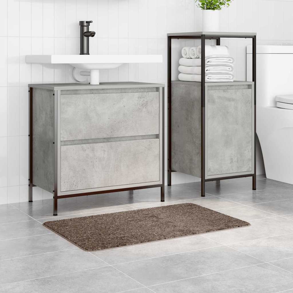 Anti-Skli Badematte Brun 50 X 80 Cm Pp