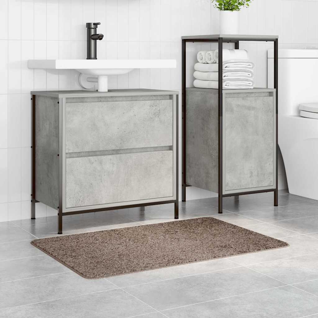 Anti-Skli Badematte Brun 60 X 90 Cm Pp