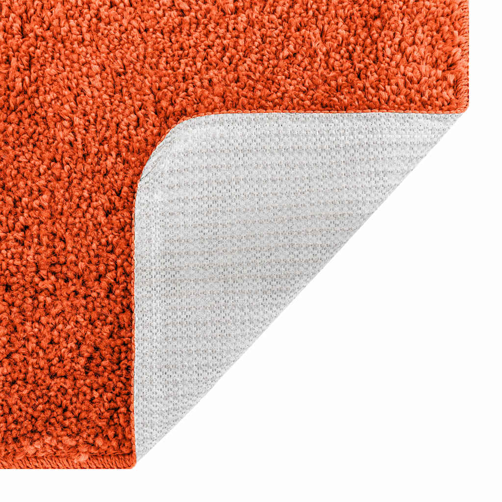Anti-Skli Baderomsmatte Sett 2 Pcs Oransje Pp