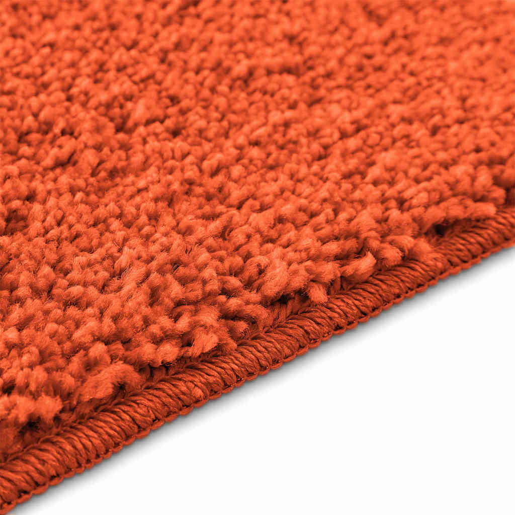 Anti-Skli Baderomsmatte Sett 2 Pcs Oransje Pp