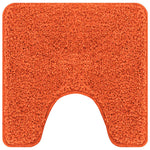 Anti-Skli Baderomsmatte Sett 2 Pcs Oransje Pp
