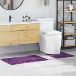 Anti-Skli Baderomsmatte Sett 2 Pcs Lilla Pp