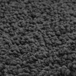 Anti-Skli Baderomsmatte Sett 3 Pcs Mørke Grå 50 X 50 Cm Pp