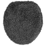 Anti-Skli Baderomsmatte Sett 3 Pcs Mørke Grå 50 X 50 Cm Pp