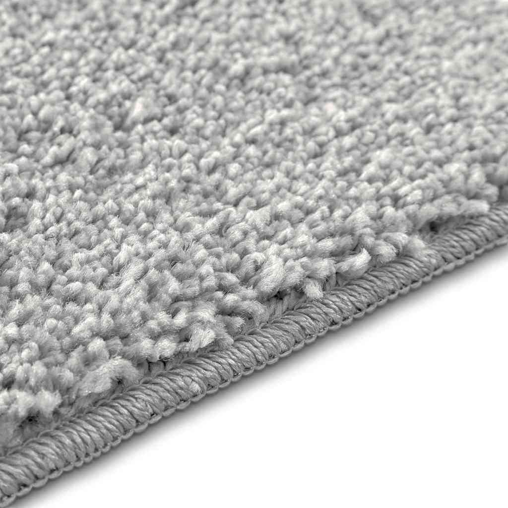 Anti-Skli Baderomsmatte Sett 3 Pcs Grå 50 X 50 Cm Pp