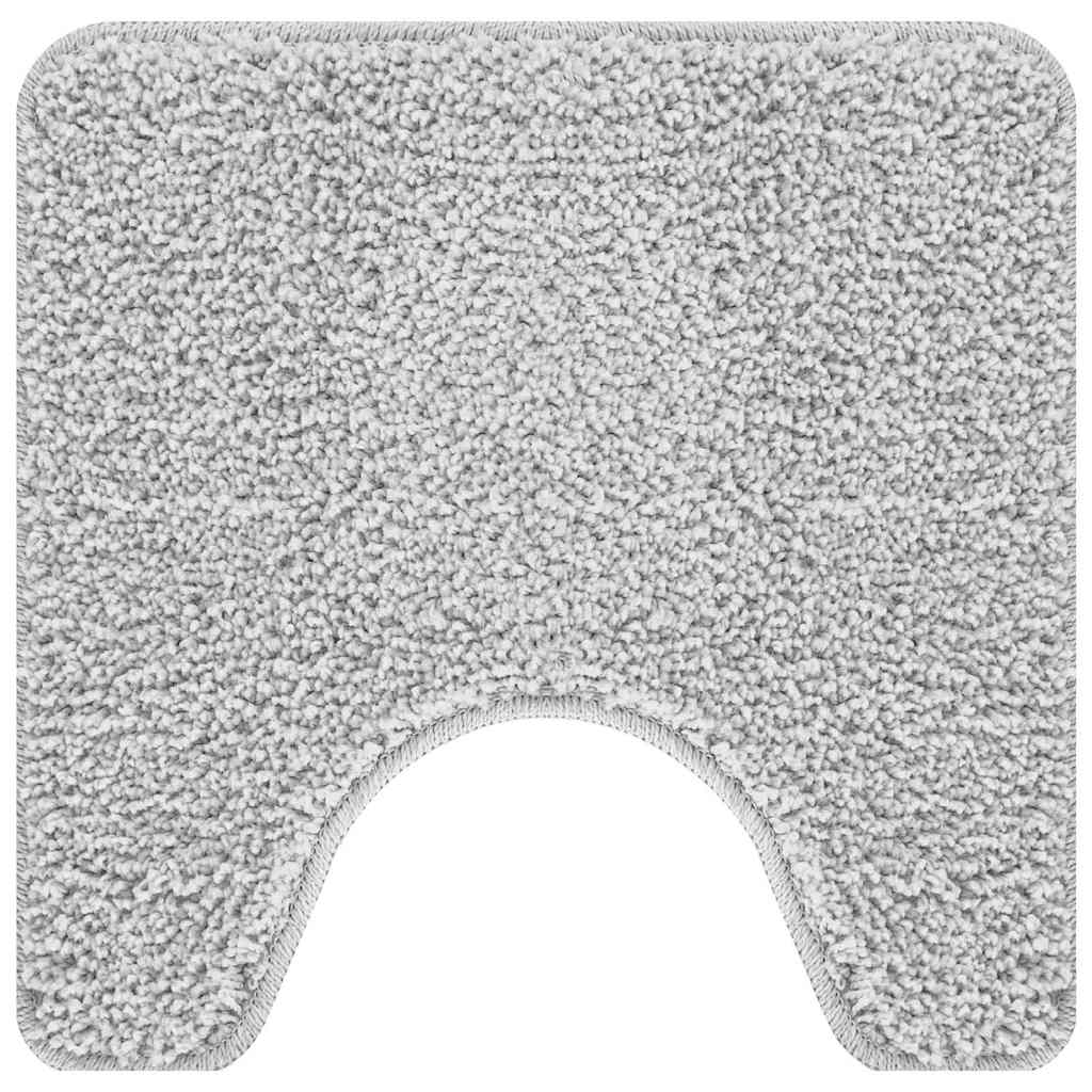 Anti-Skli Baderomsmatte Sett 3 Pcs Grå 50 X 50 Cm Pp