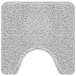 Anti-Skli Baderomsmatte Sett 3 Pcs Grå 50 X 50 Cm Pp