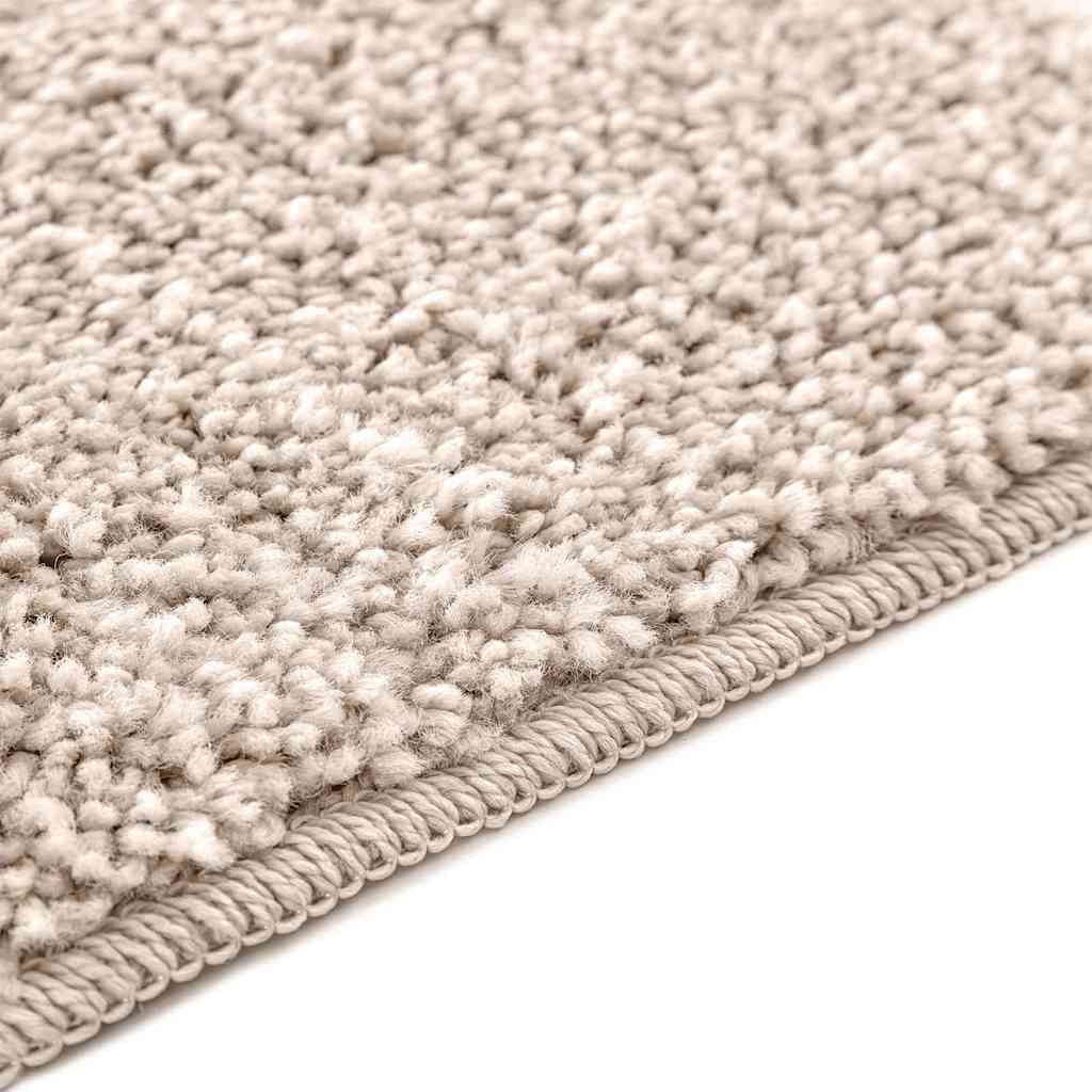 Anti-Skli Baderomsmatte Sett 3 Pcs Krem 50 X 50 Cm Pp