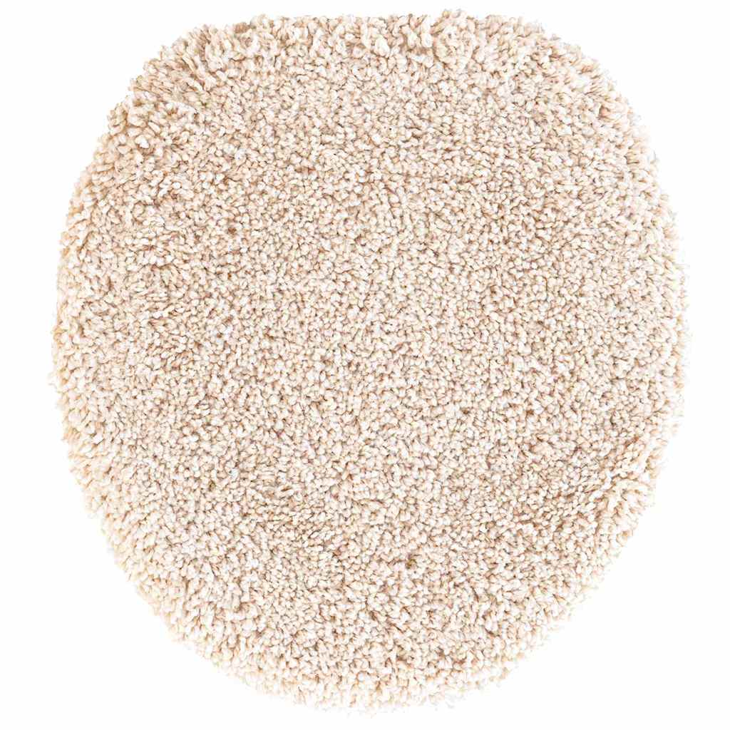 Anti-Skli Baderomsmatte Sett 3 Pcs Krem 50 X 50 Cm Pp