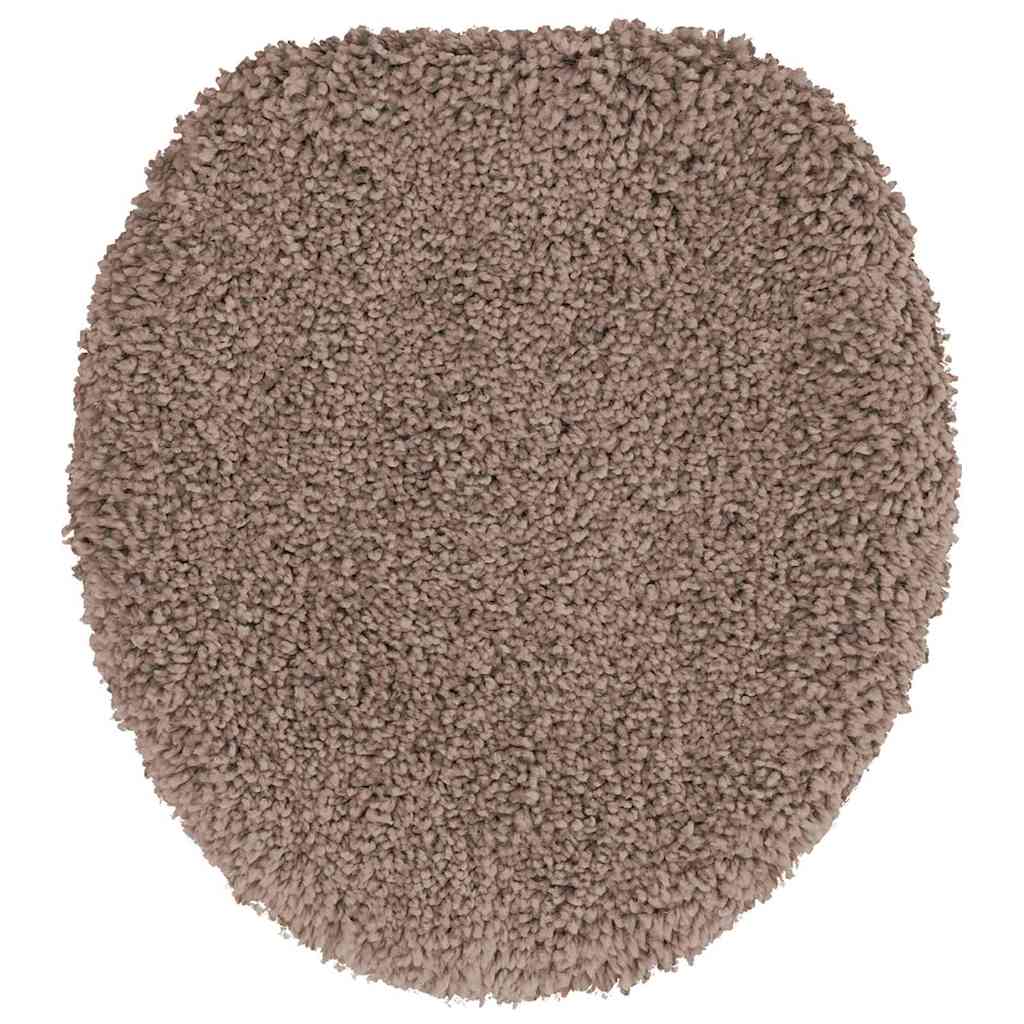 Anti-Skli Baderomsmatte Sett 3 Pcs Brun 50 X 50 Cm Pp