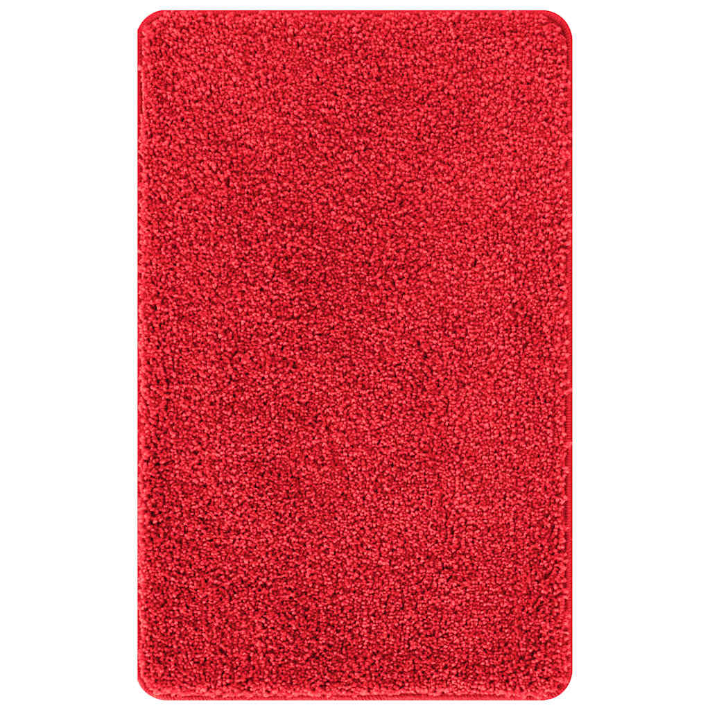 Anti-Skli Baderomsmatte Sett 3 Pcs Rød 50 X 50 Cm Pp
