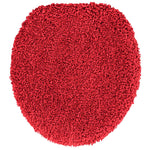 Anti-Skli Baderomsmatte Sett 3 Pcs Rød 50 X 50 Cm Pp