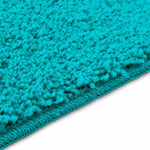 Anti-Skli Baderomsmatte Sett 3 Pcs Turkis 50 X 50 Cm Pp