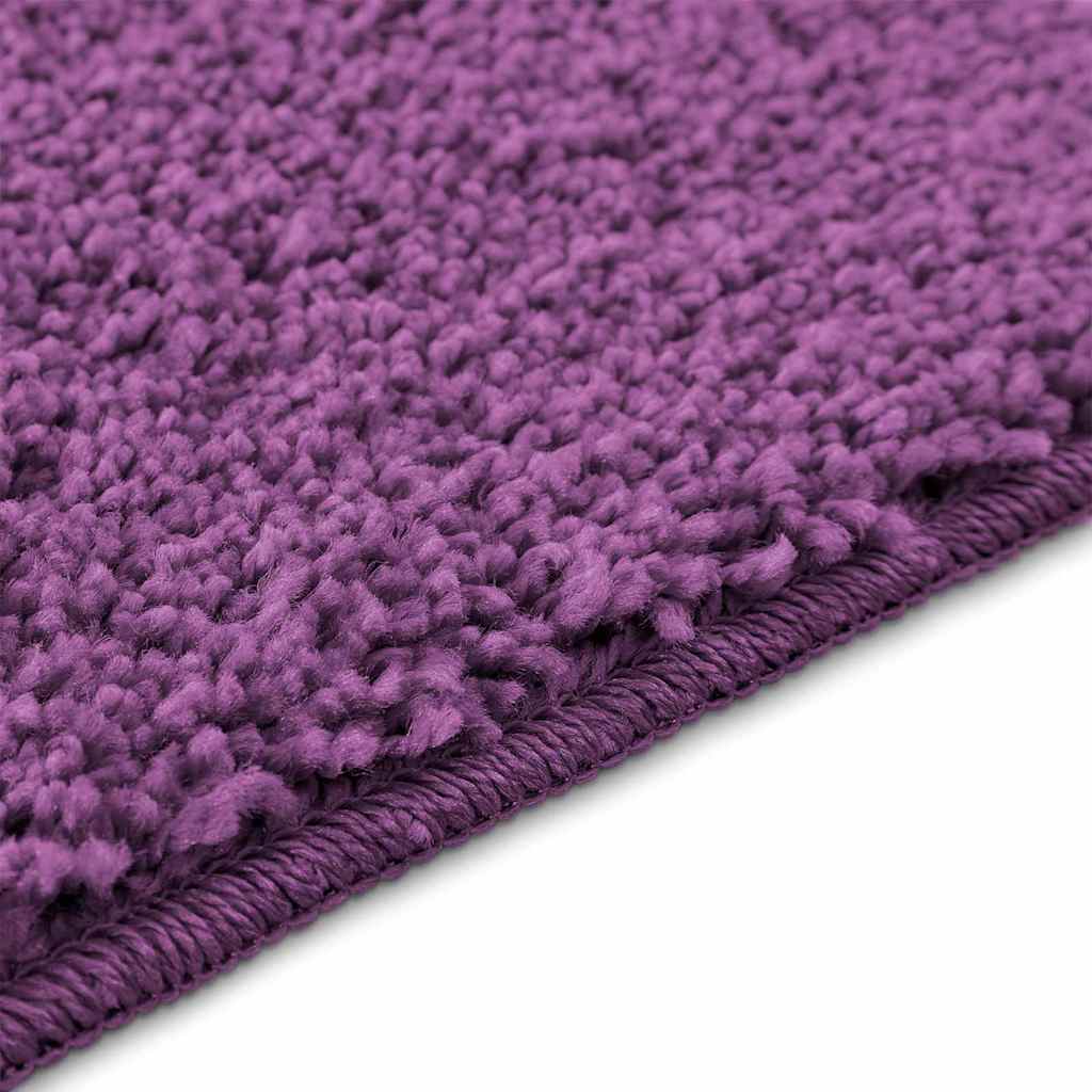 Anti-Skli Baderomsmatte Sett 3 Pcs Lilla 50 X 50 Cm Pp
