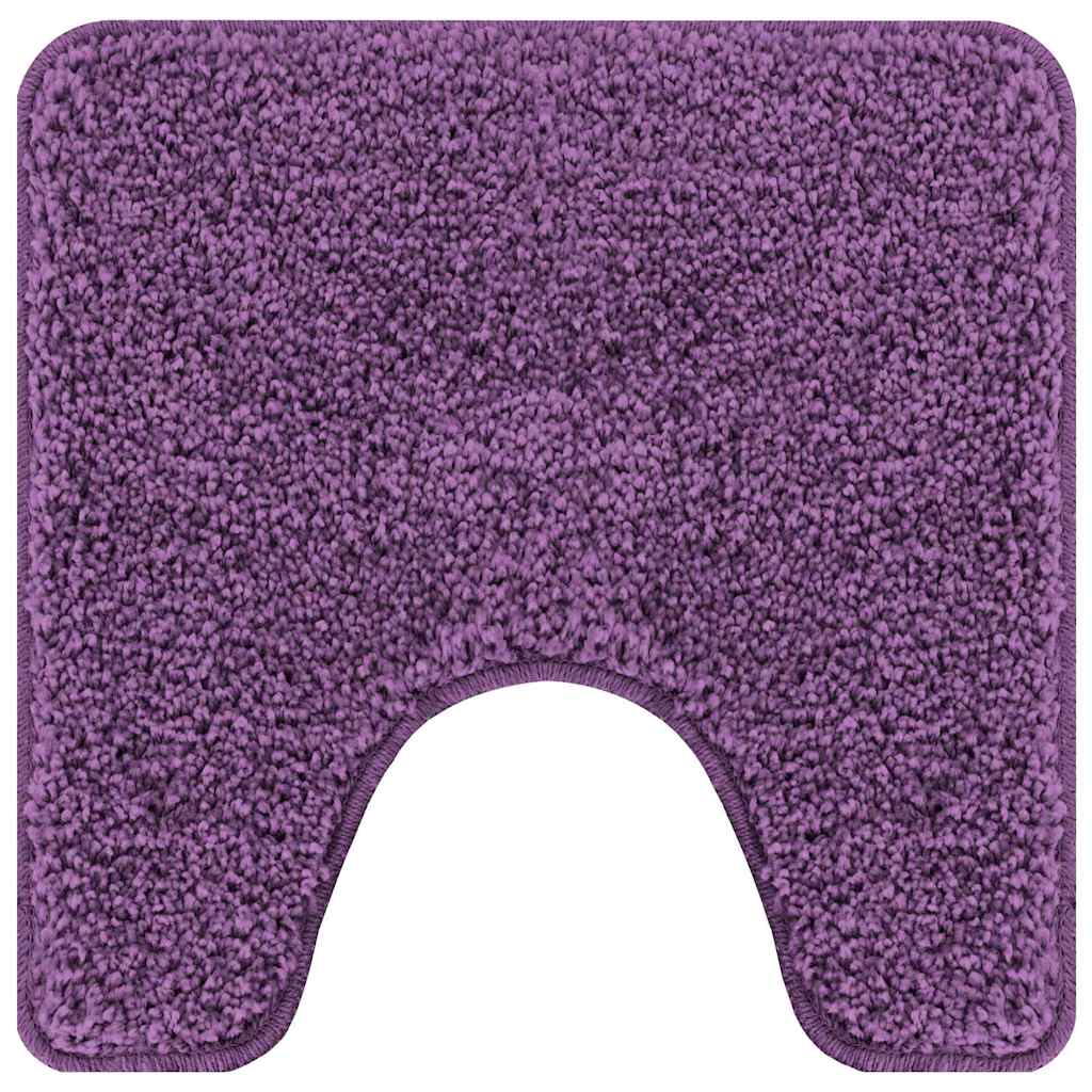 Anti-Skli Baderomsmatte Sett 3 Pcs Lilla 50 X 50 Cm Pp