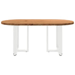 Badestamp Trinn Beige 100X50X50,5 Cm Polyrotting&Heltre Akasie