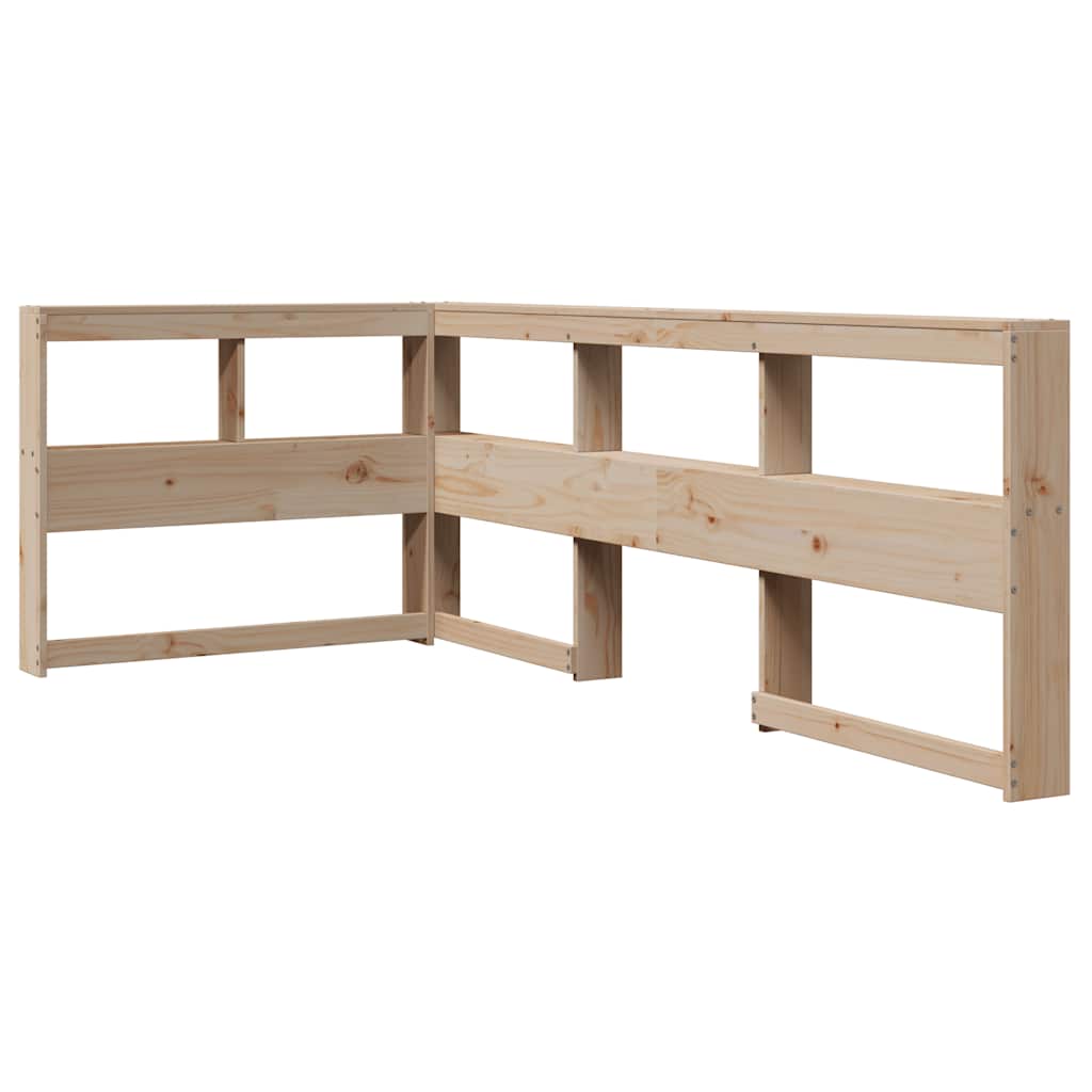 Seng Med Bokhylle Uten Madrass 100X200 Cm Heltre Furu