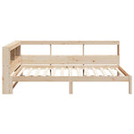 Seng Med Bokhylle Uten Madrass 100X200 Cm Heltre Furu