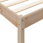 Seng Med Bokhylle Uten Madrass 100X200 Cm Heltre Furu
