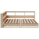 Seng Med Bokhylle Uten Madrass 140X200 Cm Heltre Furu