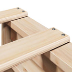 Seng Med Bokhylle Uten Madrass 140X200 Cm Heltre Furu