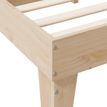 Seng Med Bokhylle Uten Madrass 140X200 Cm Heltre Furu