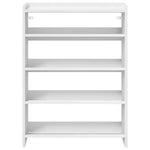 Skohylle Hvit 60X25X81 Cm Konstruert Tre