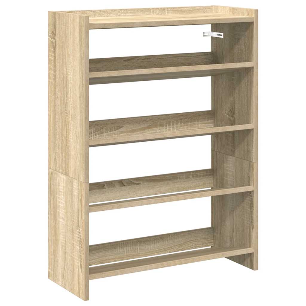 Skohylle Sonoma Eik 60X25X81 Cm Konstruert Tre