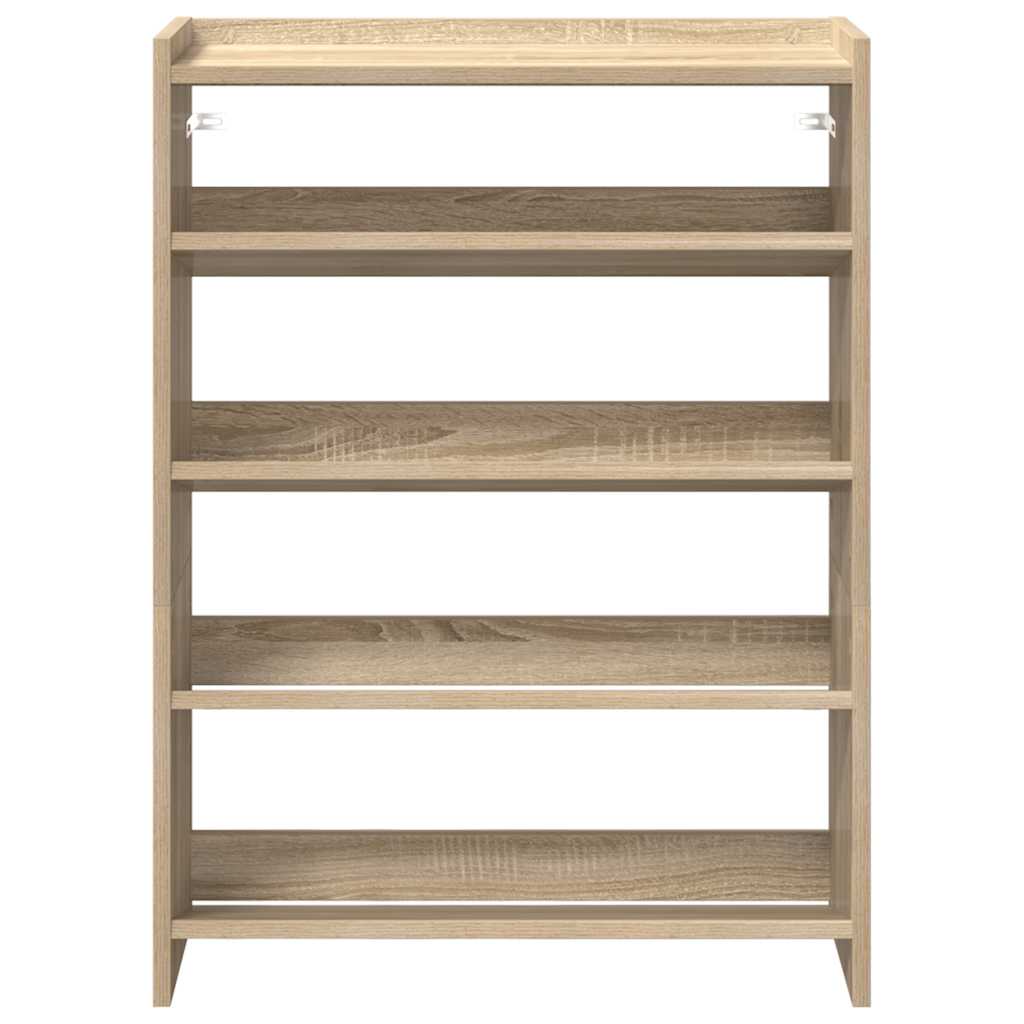 Skohylle Sonoma Eik 60X25X81 Cm Konstruert Tre