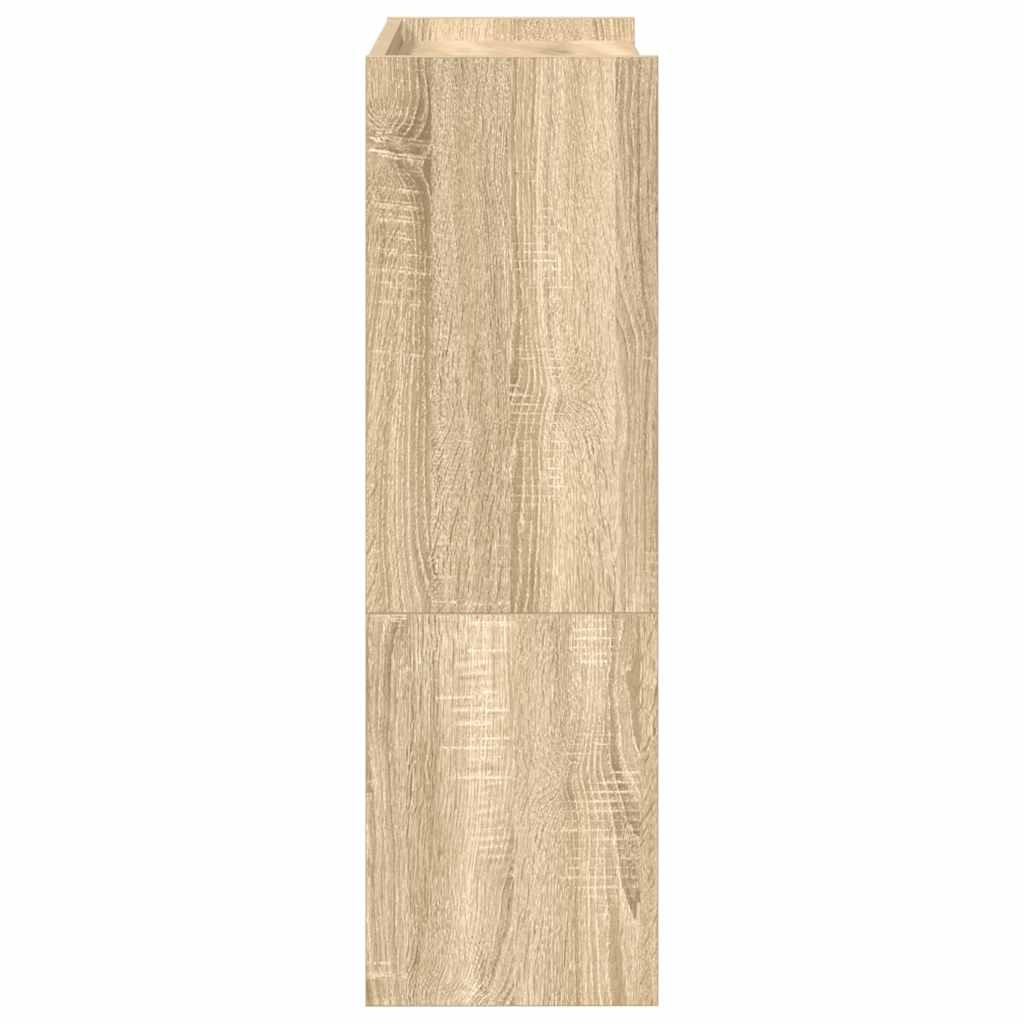 Skohylle Sonoma Eik 60X25X81 Cm Konstruert Tre