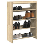 Skohylle Sonoma Eik 60X25X81 Cm Konstruert Tre
