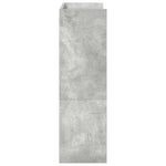 Skohylle Betonggrå 60X25X81 Cm Konstruert Tre