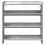 Skohylle Betonggrå 60X25X62 Cm Konstruert Tre