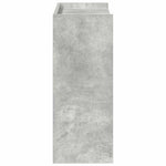Skohylle Betonggrå 60X25X62 Cm Konstruert Tre